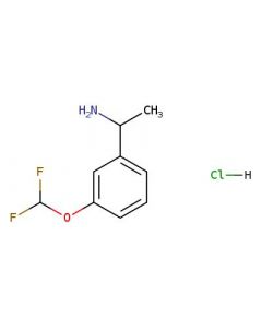 Astatech 1-(3-(DIFLUOROMETHOXY)PHENYL)ETHAN-1-AMINE HYDROCHLORIDE; 0.25G; Purity 95%; MDL-MFCD25371271